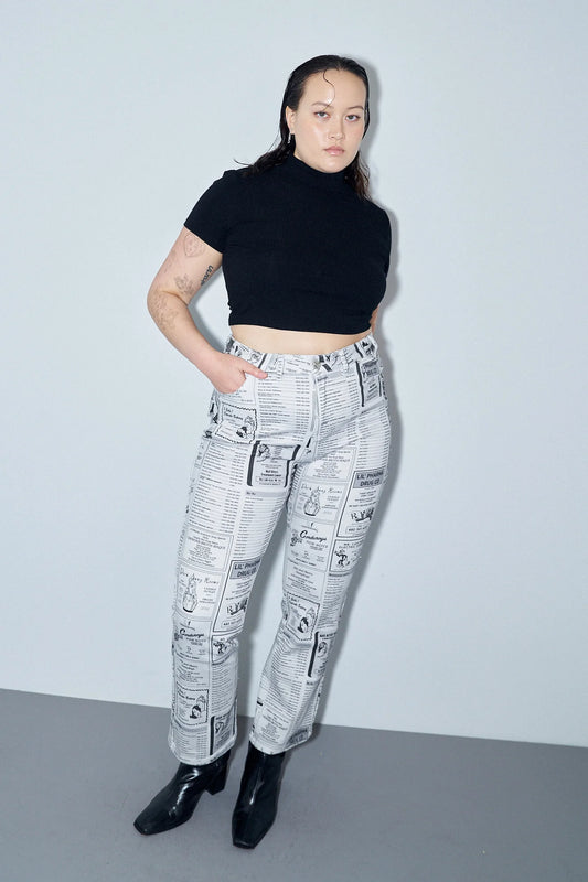 Fashion Brand Company White Pages Nap Jeans