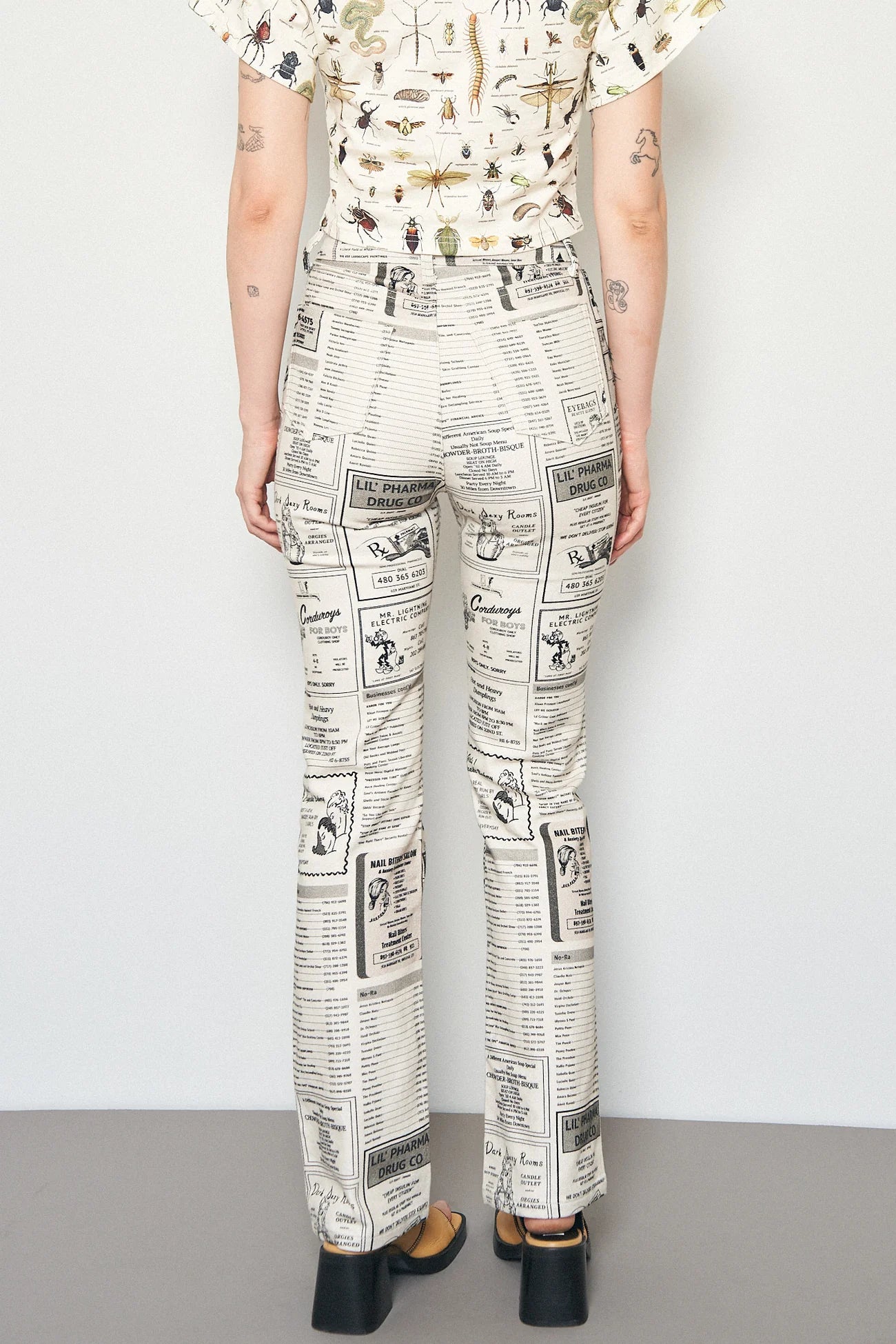 Fashion Brand Company White Pages Nap Jeans